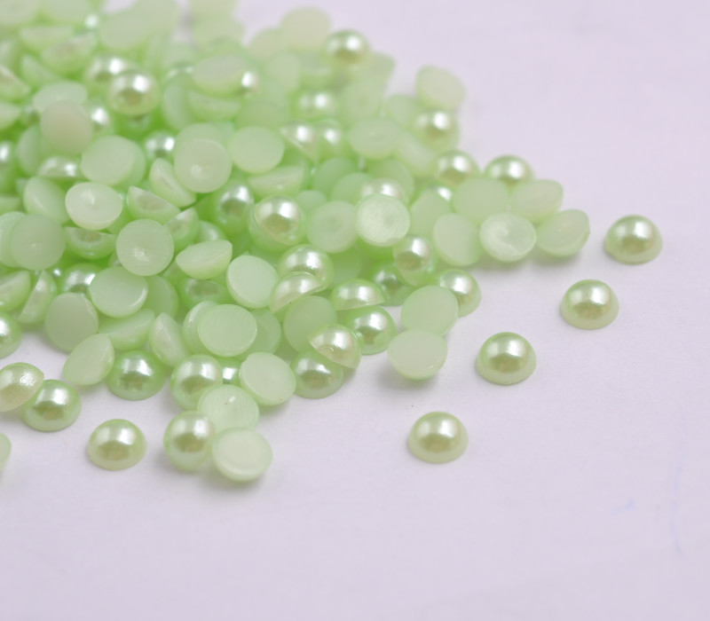 Half Pearl Round Bead Flat Back Scrapbook suitable for craft Flat Back 2-8mm DIY