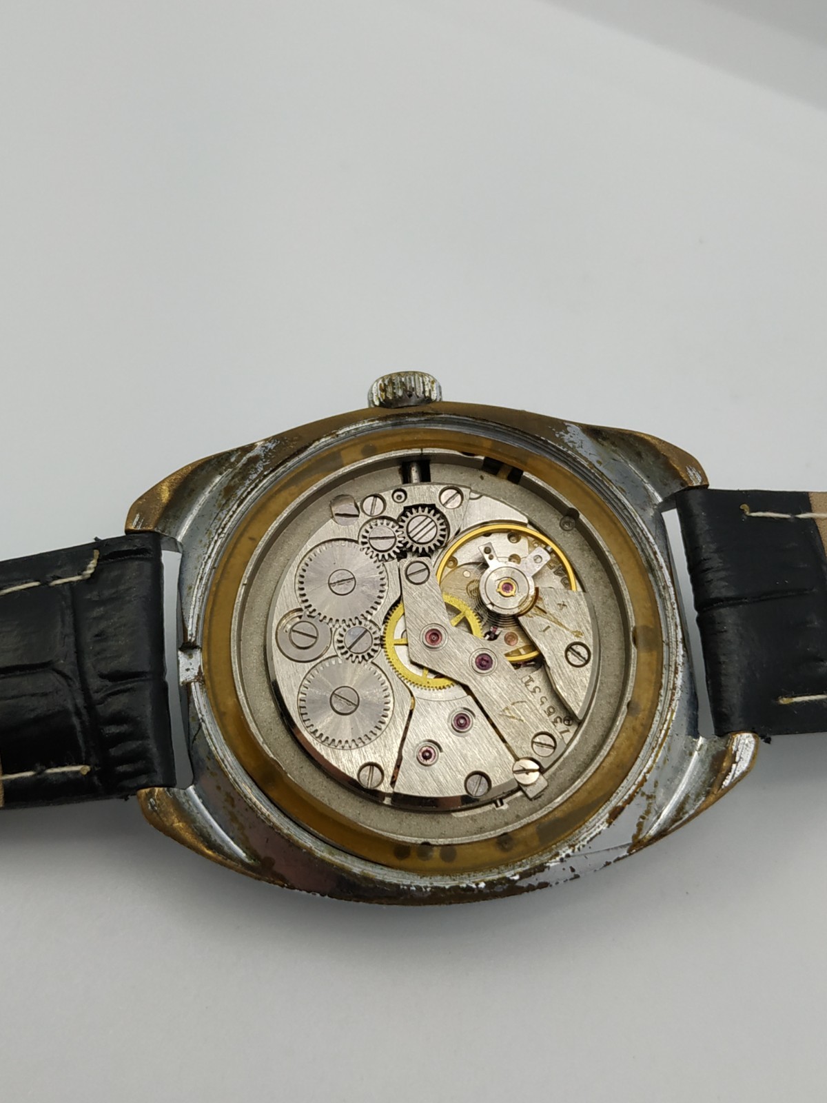 Men’s Dress Vintage Watch SLAVA Retro USSR Mechanical SERVICED Soviet Union ☭