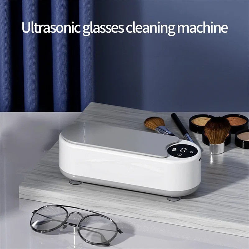 Portable 450ml Ultrasonic Cleaner Machine Jewelry Ring Glasses Brush