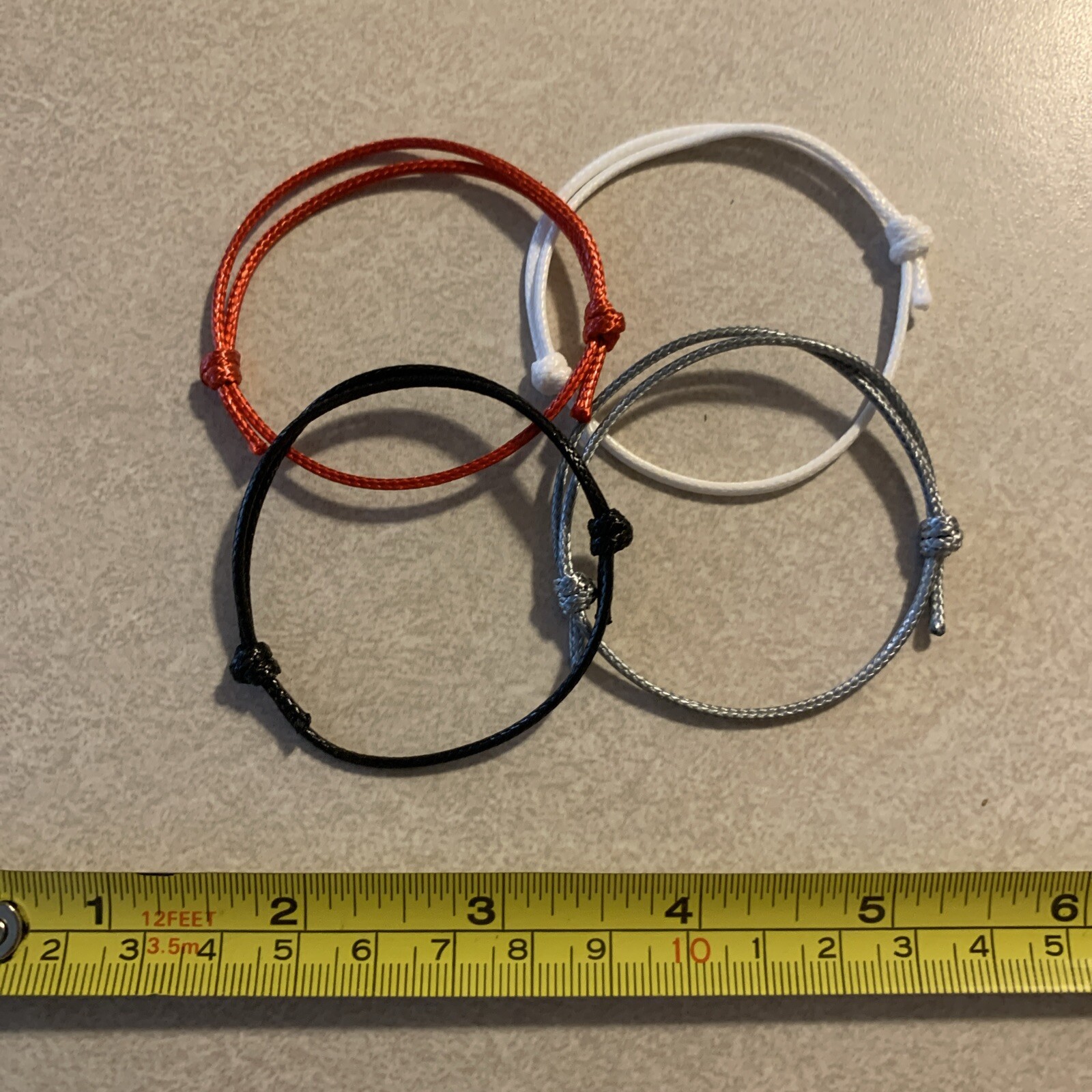 String Bracelet. *free ship* Red, Black, White, Gray. The Ohio State University