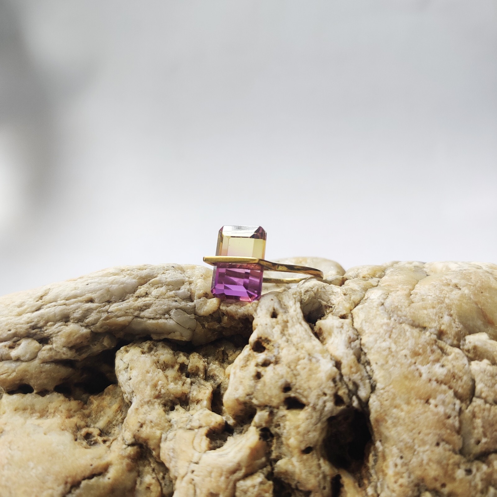 925 Starling Silver Created Amethyst Ring Size 7 Handmade Art And Deco Victorian