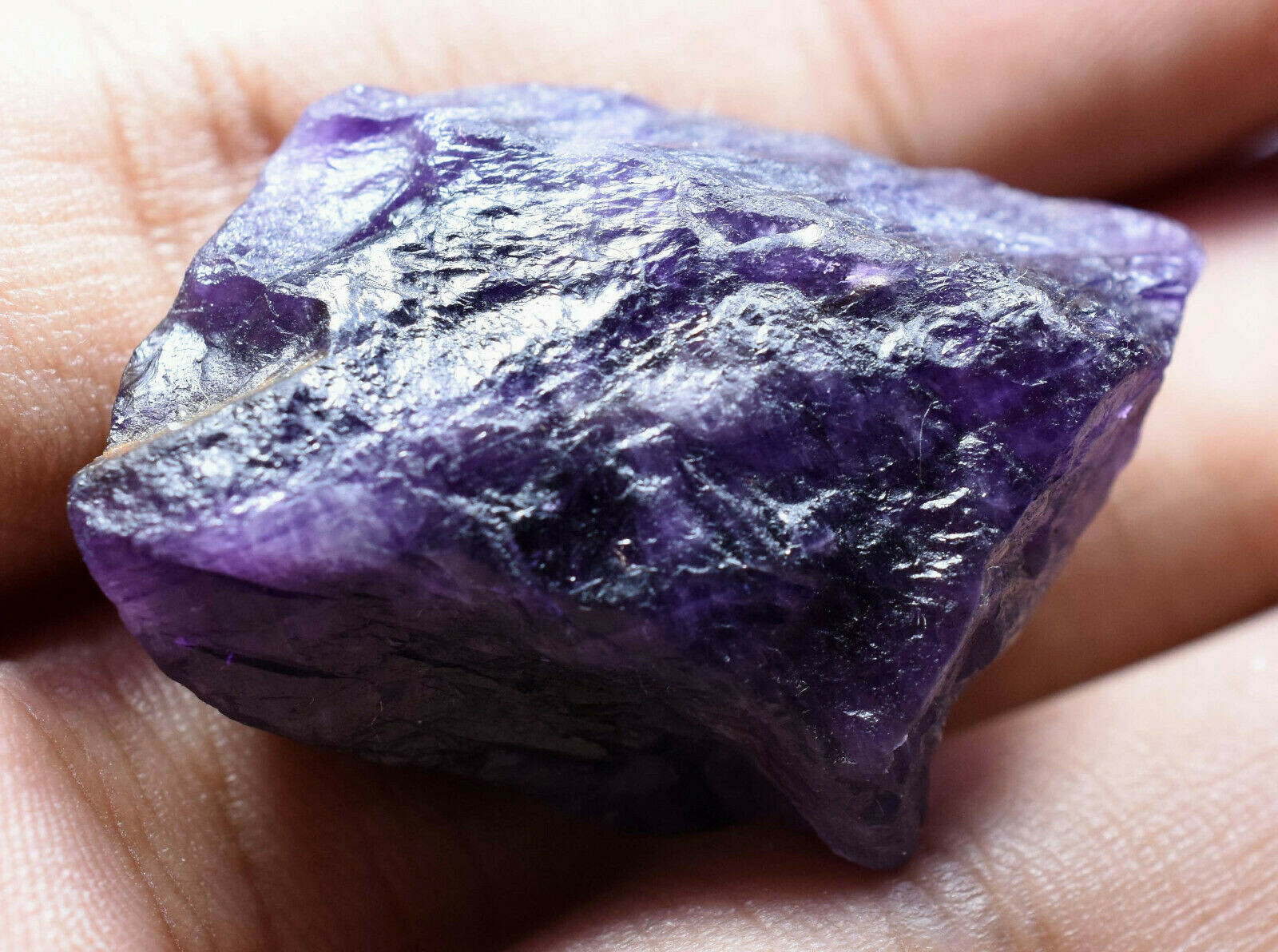 Deep Purple African Amethyst 72.85 Ct Specimen AAA+ Quality Natural Rough
