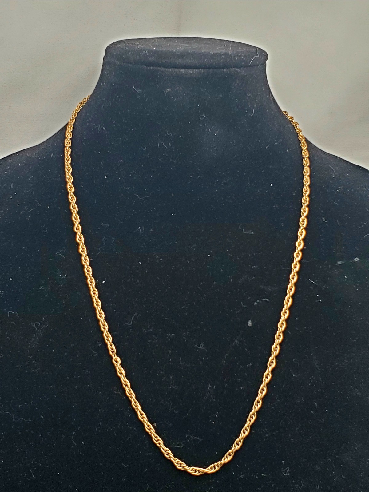 Vintage Double Link Chain 1/20 12k Gold Filled Necklace 24 Inches 3.5mm 11.66g