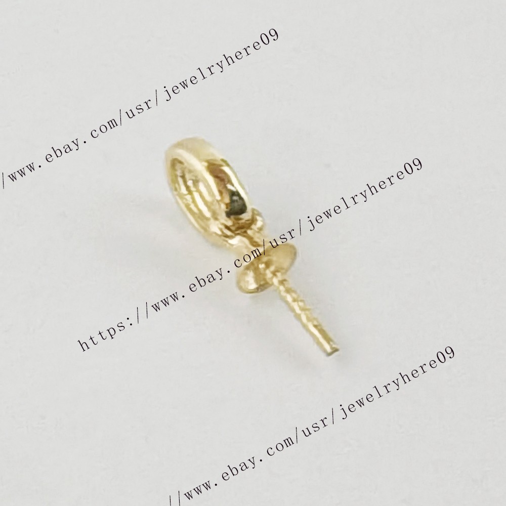 Pearl 9mm-10mm Semi Mount Solid 14k Yellow Gold Pendant Valentine’s Day Jewelry