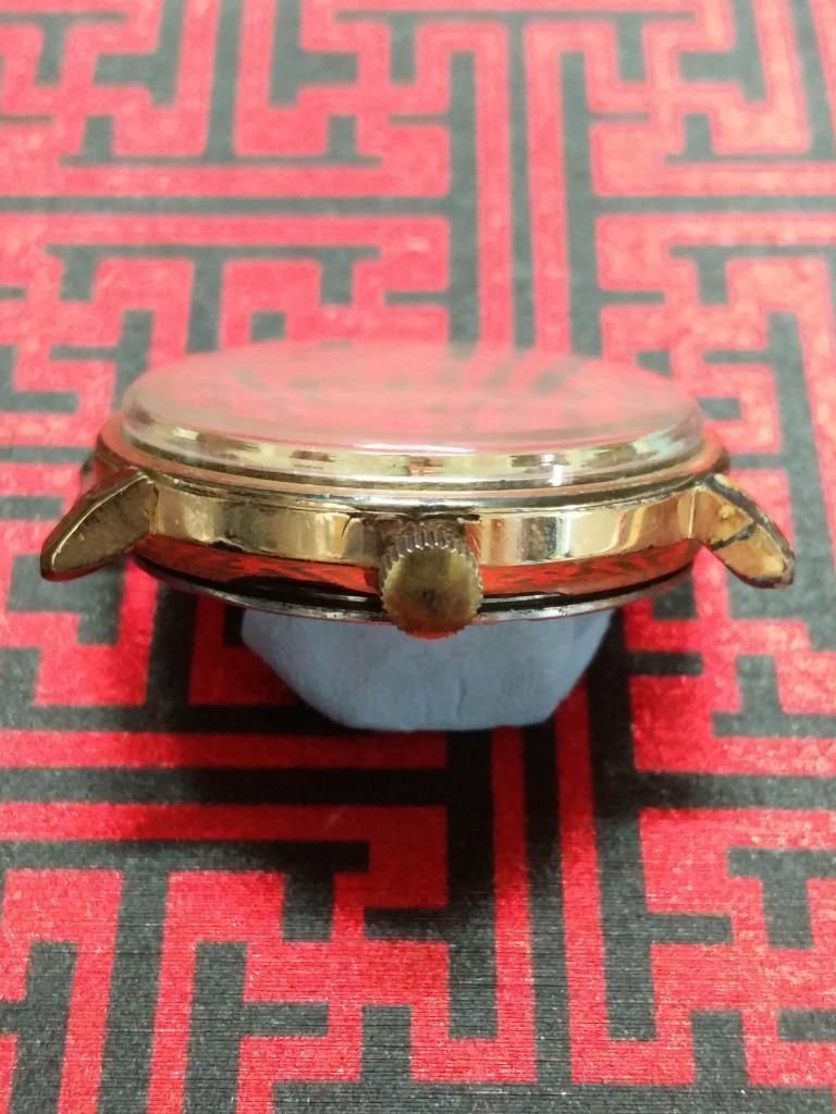 Vintage Gold Plated Men Favre Leuba Sea Chief Manual Winding Watch Head (TP360)