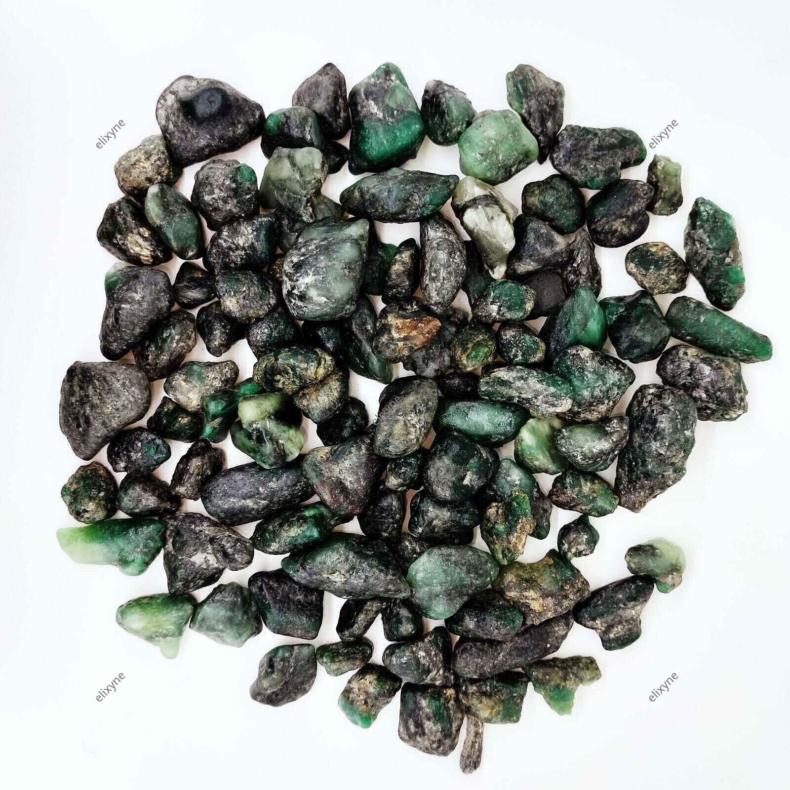1308 Cts Natural Zambian Uncut Green Emerald UNTREATED Rough Lot Certified