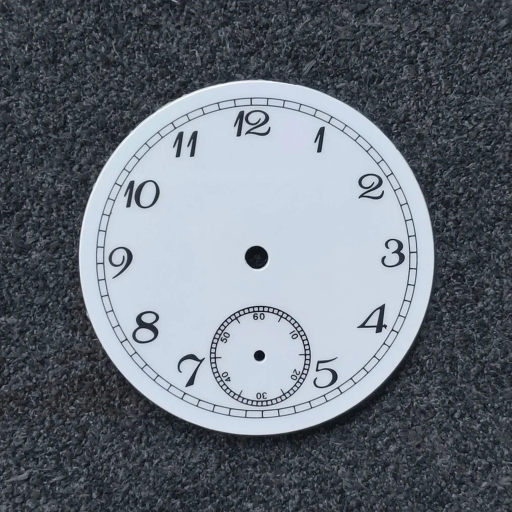 37mm White dial second hand is at 6 o ‘clock for ST3621 /ETA6498 movements