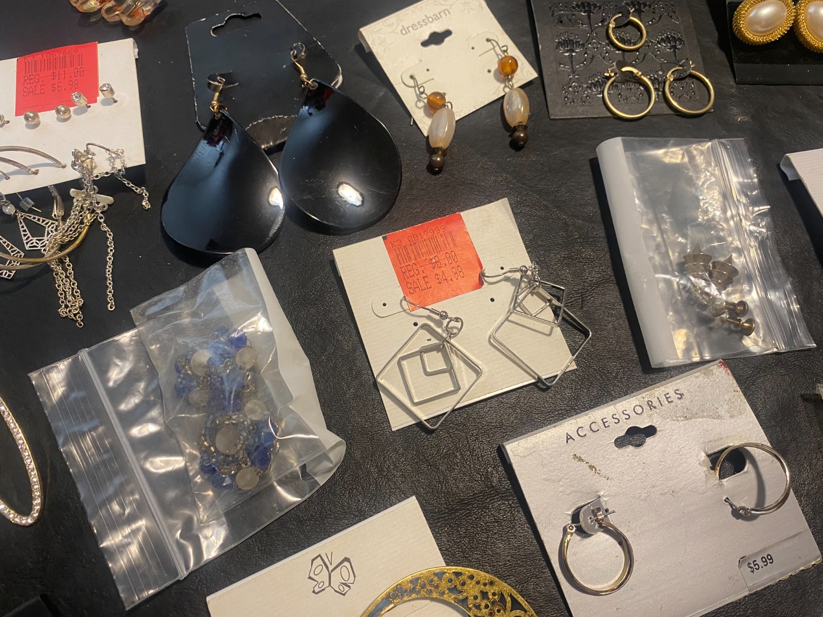 huge lot 80+ pairs earrings earring dangle stud hoop clip shop estate mix “R”