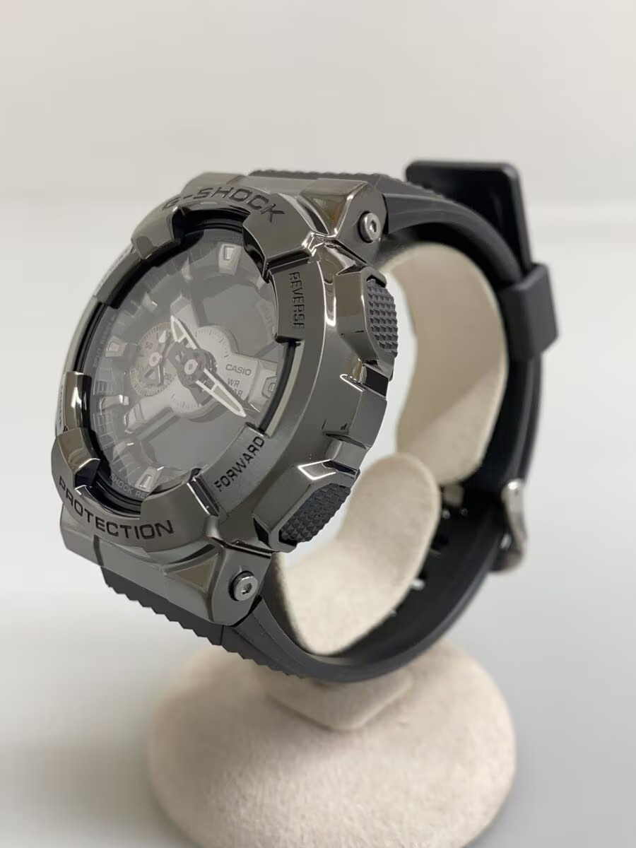 CASIO Quartz Watch G SHOCK Analog Rubber BLK