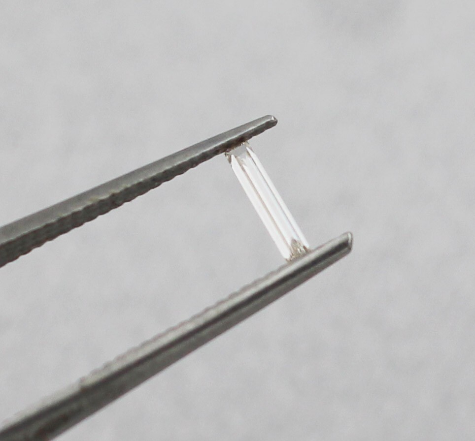 Natural 0.09ct Baguette Cut Loose Diamond