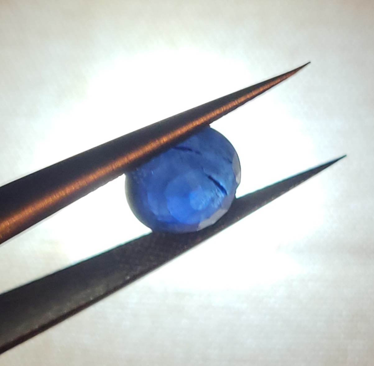 Vibrant Blue Sri Lanka Ceylon Sapphire Natural Certified Diffused 3.05cts