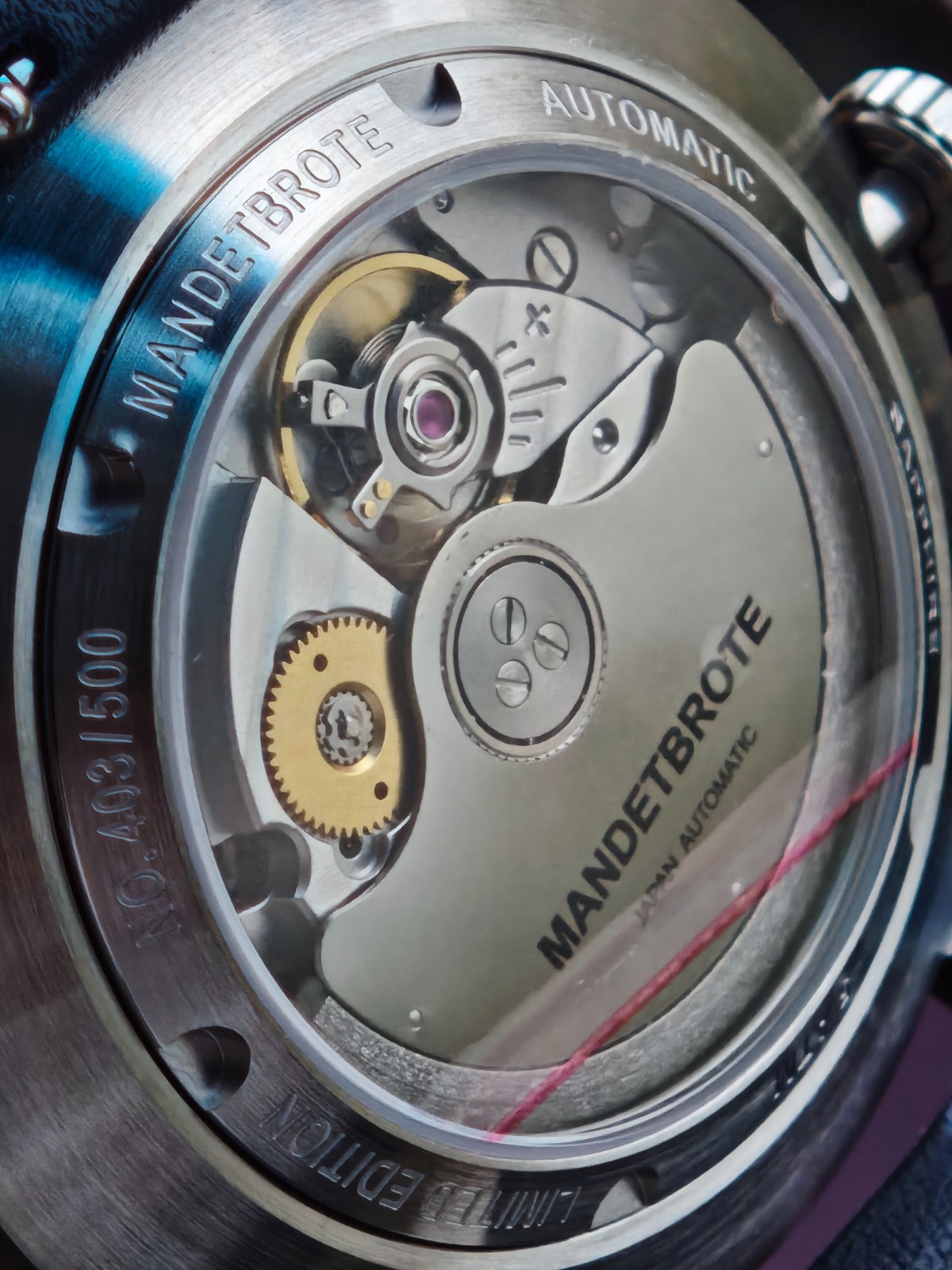 Mandetbread Secret Orbital Automatic Watch Unconventional Time, EU Warehouse