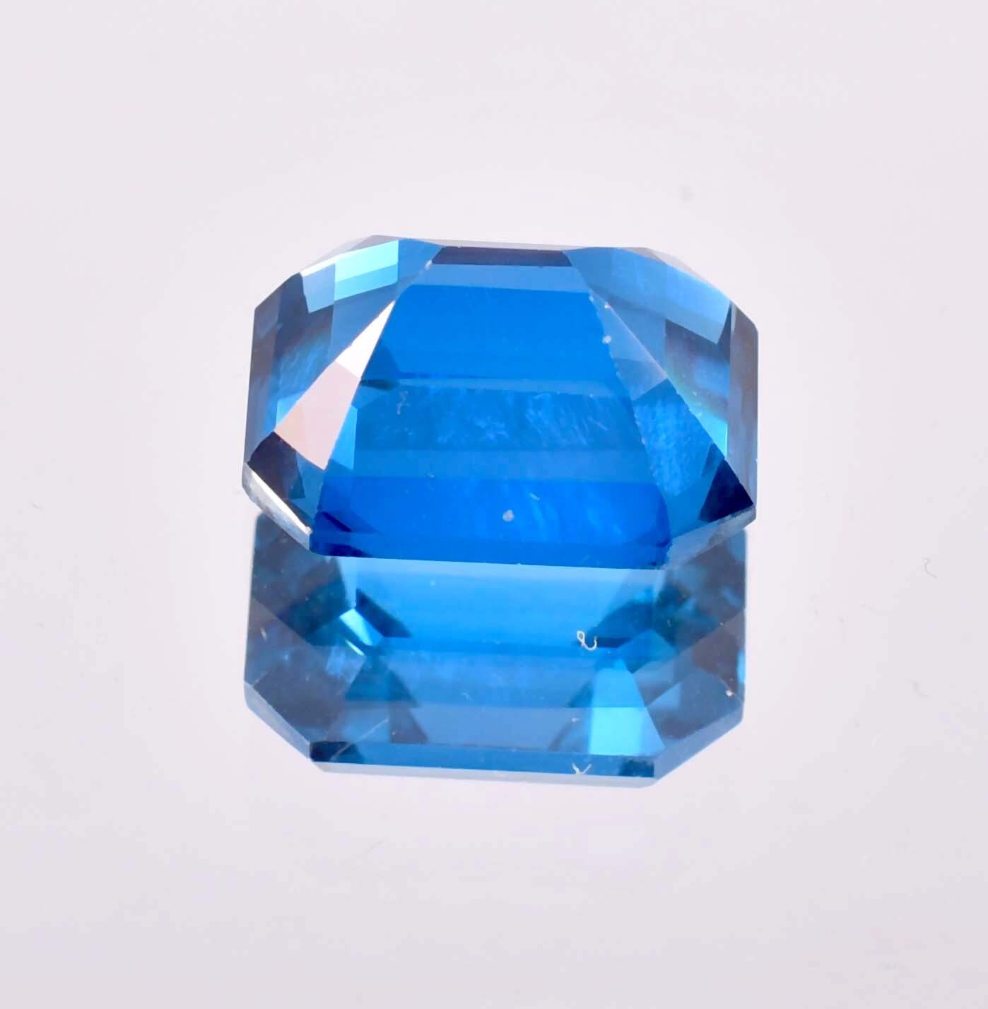 14 x 11 MM Natural 13.45 Ct Ocean Blue Tourmaline From Mozambique, GIT Certified