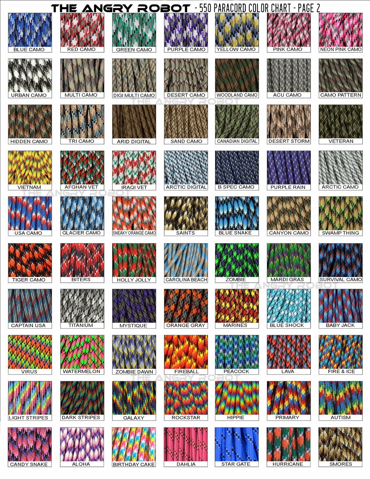 550 Paracord Bracelet King Cobra – Black, Gray and Yellow – 200 colors to choose