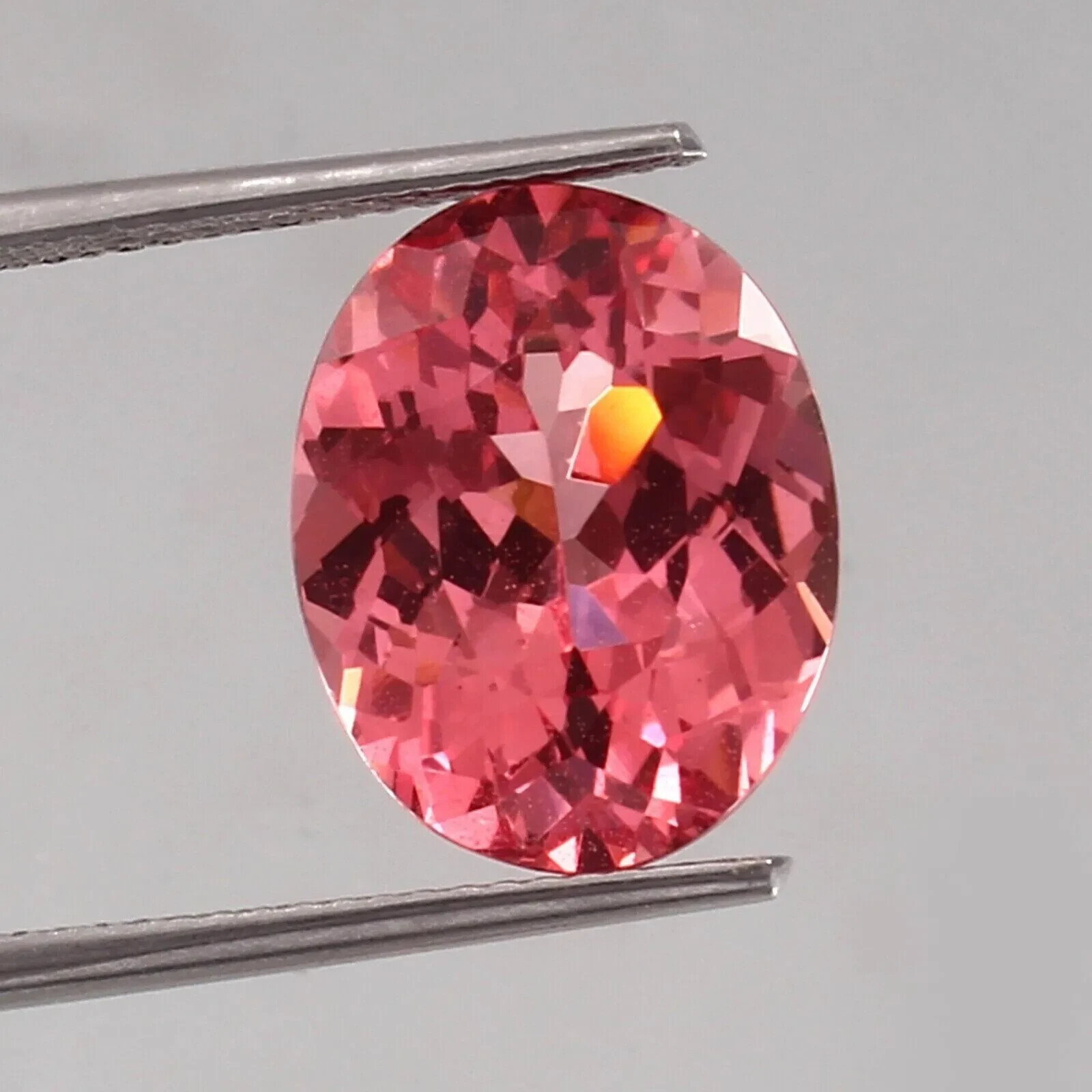 9 CT+ Natural Ceylon Padparadscha Sapphire Loose Oval Certified Gemstone