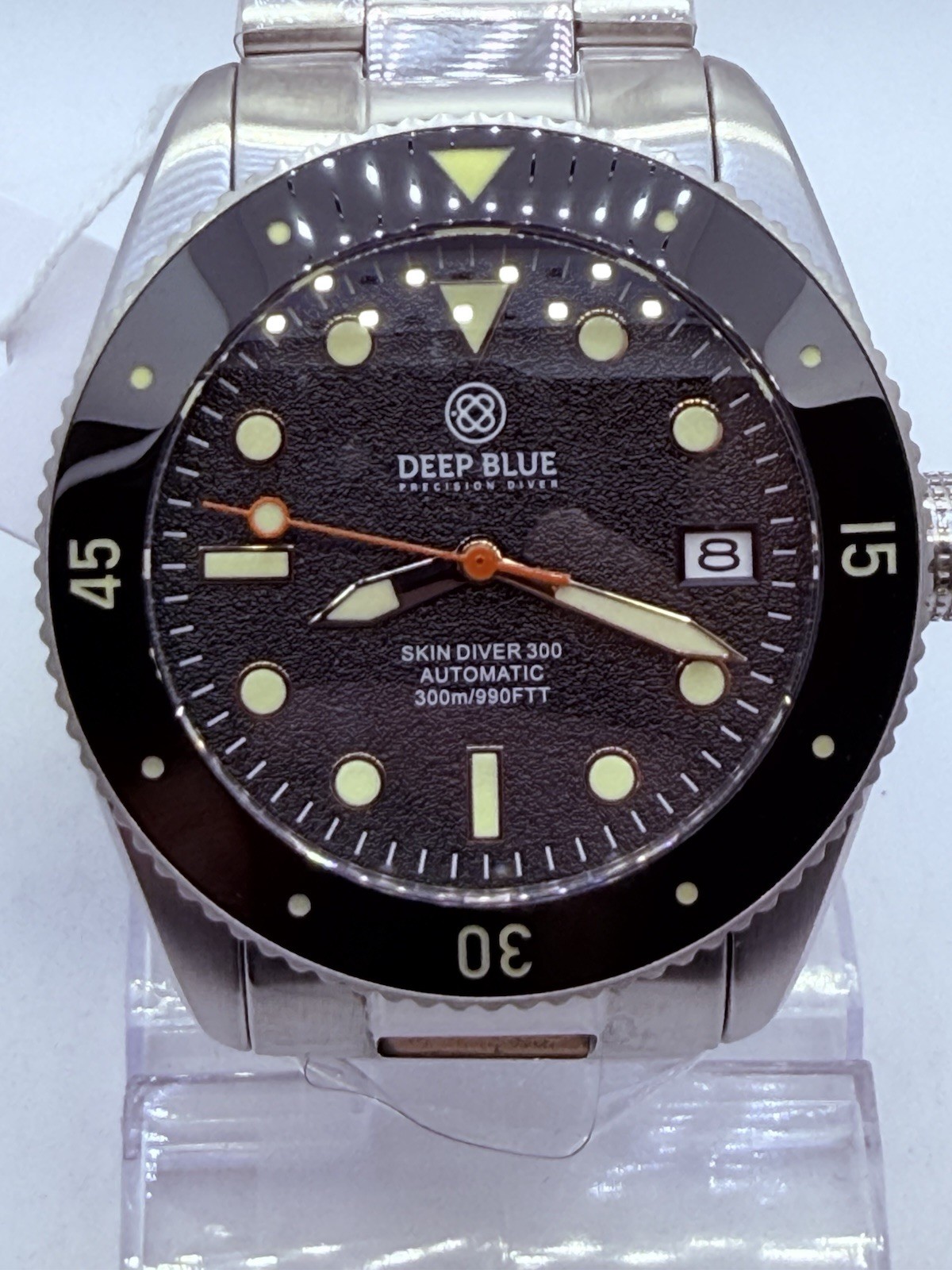 Deep Blue SKIN DIVER 300 40MM AUTO VINTAGE DIVE WATCH-ROUND HOUR MARKERS‼️NEW‼️