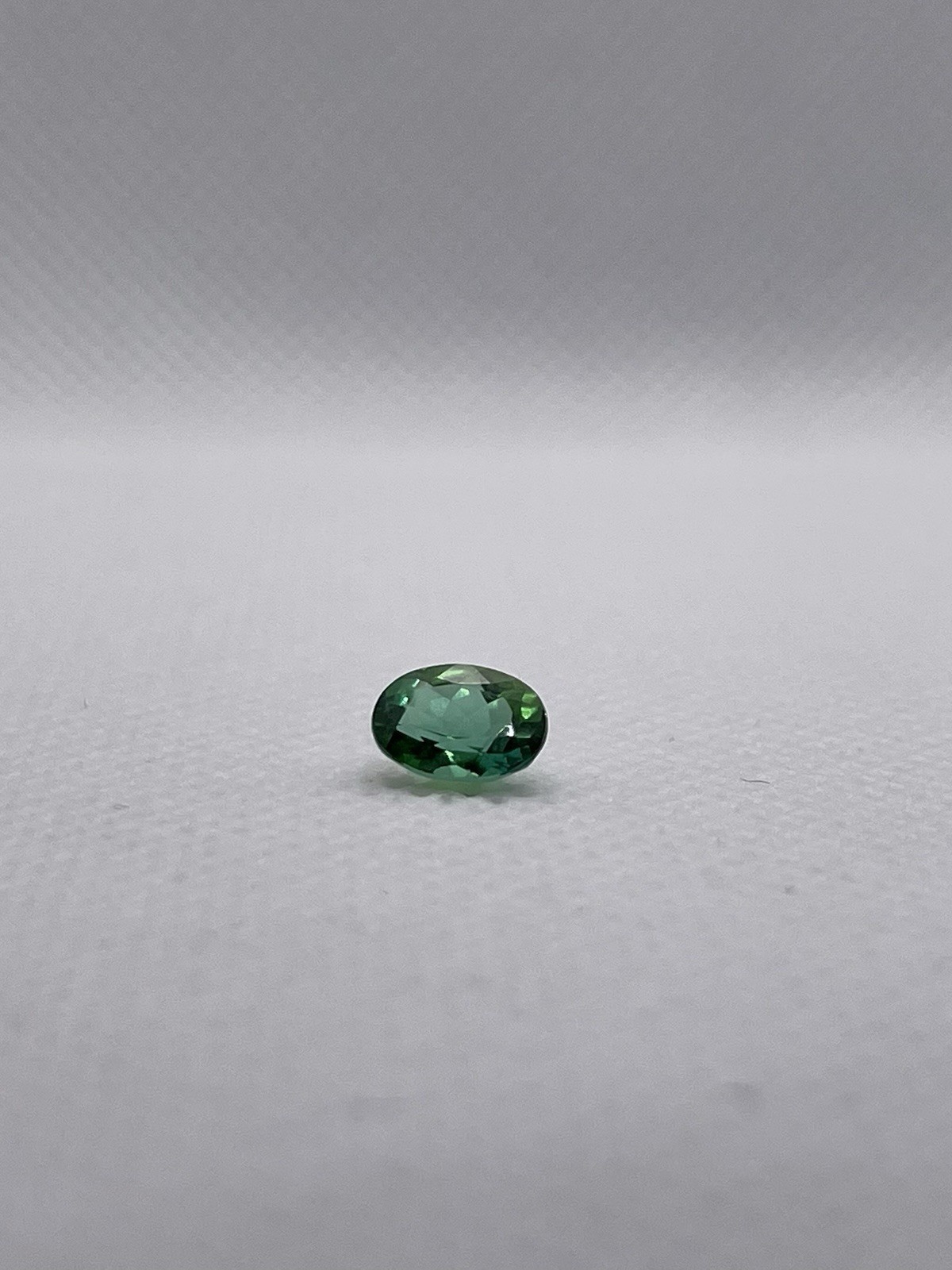 1 Carat Faceted Oval Chrome Green Tourmaline 7x5mm Loose Gemstone
