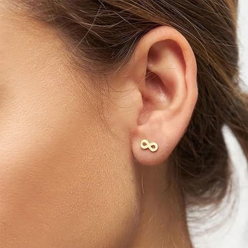12 Pairs Pure Stainless Steel Anti Tarnish Gold Plated Ear Set