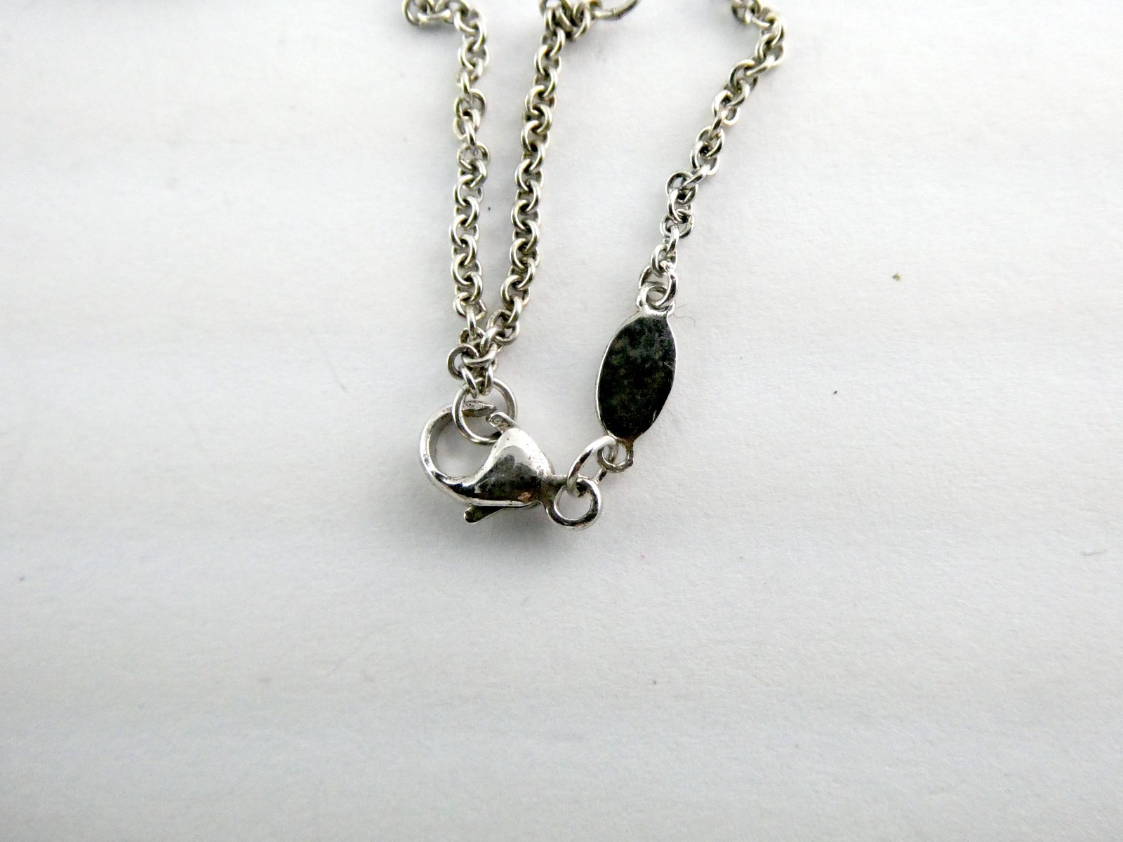 Jane Seymour Open Heart Sterling Silver 10k Natural Diamond Key Pendant Necklace