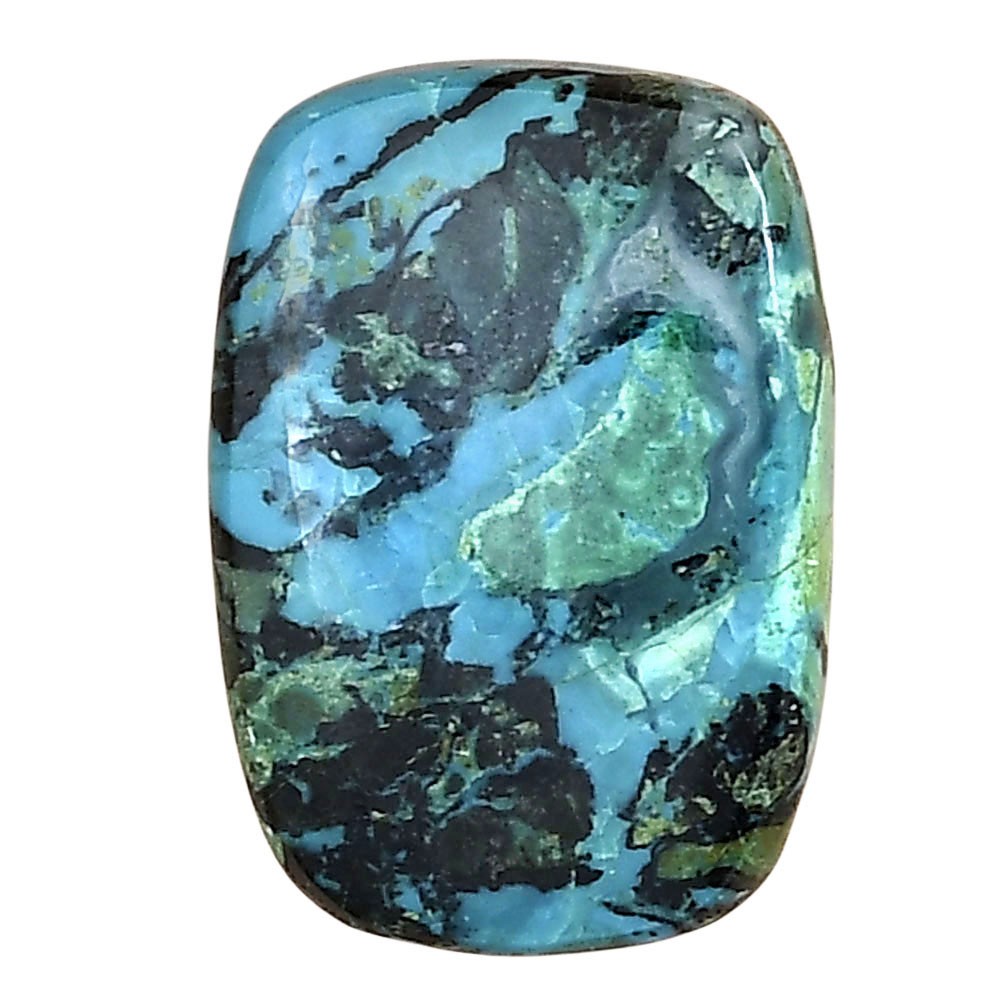 Natural Shattuckite 23.95x17x5.4 mm Baguette Shape Polished Gemstone LS02623-39