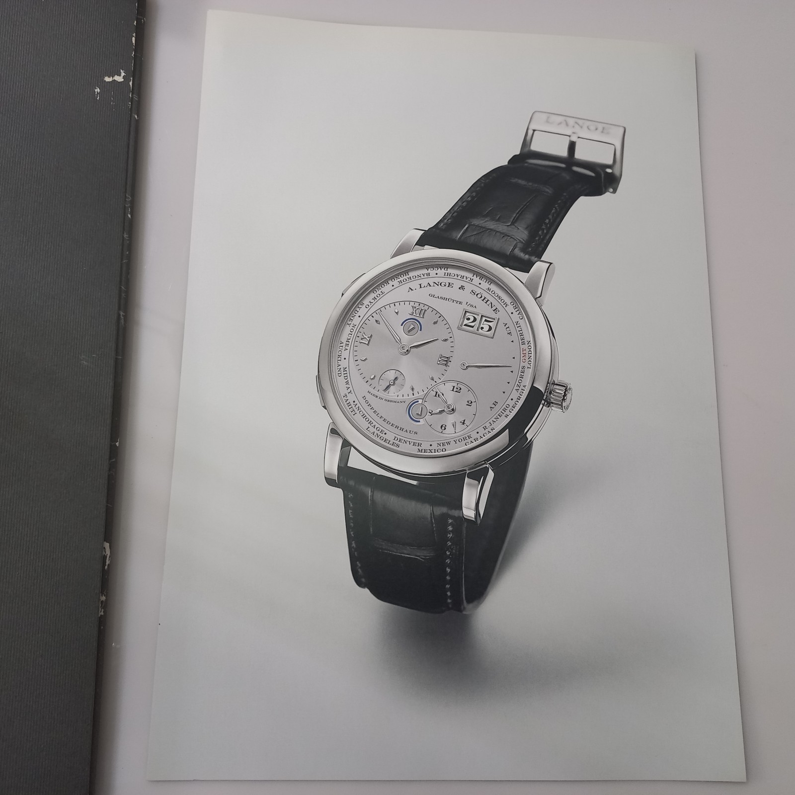 Rare 2005 A. Lange & Söhne Lange 1 Time Zone Press Kit & Technical Drawings