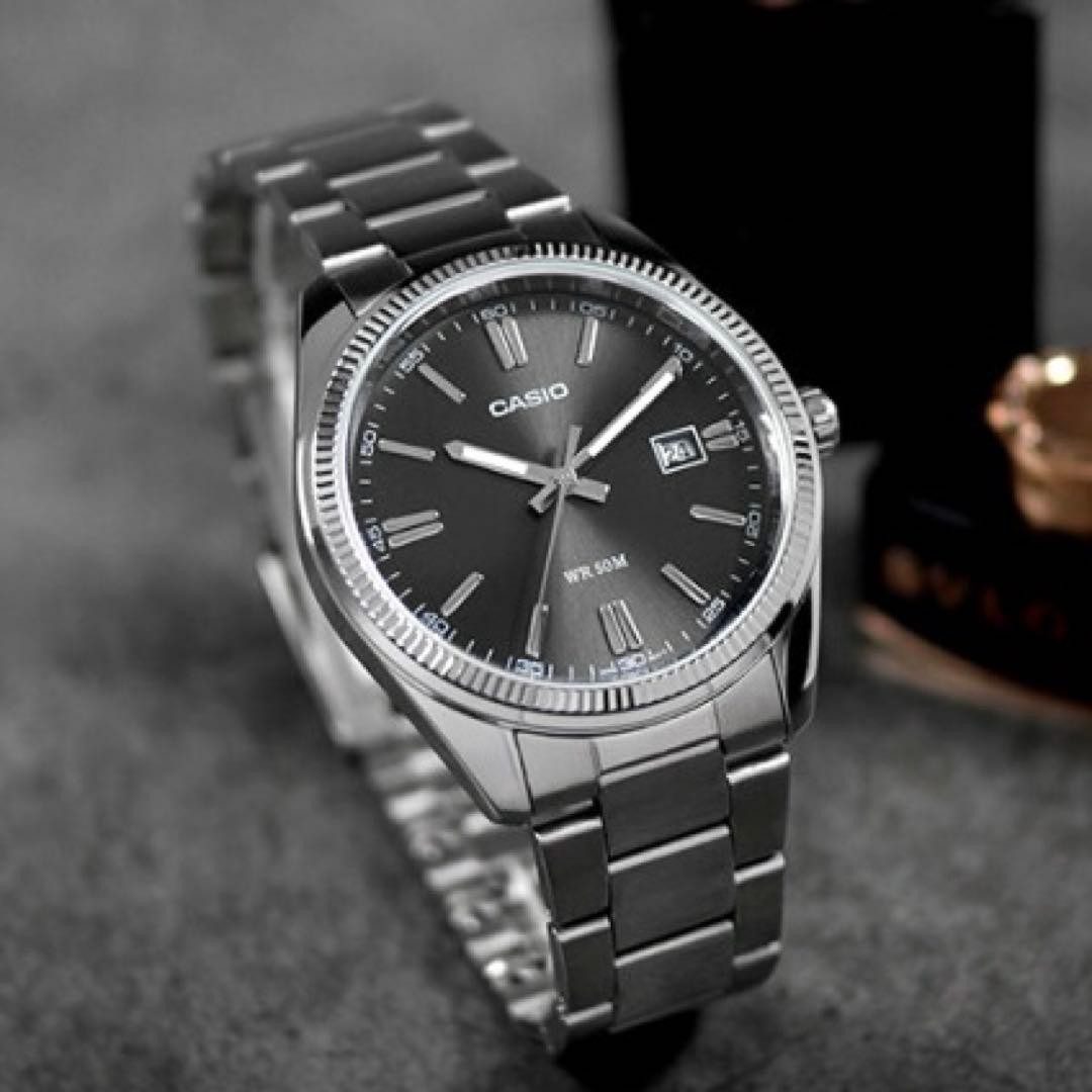 Casio Analog Watch, Brand New, Imported from Overseas, Stainless Steel, Simple D