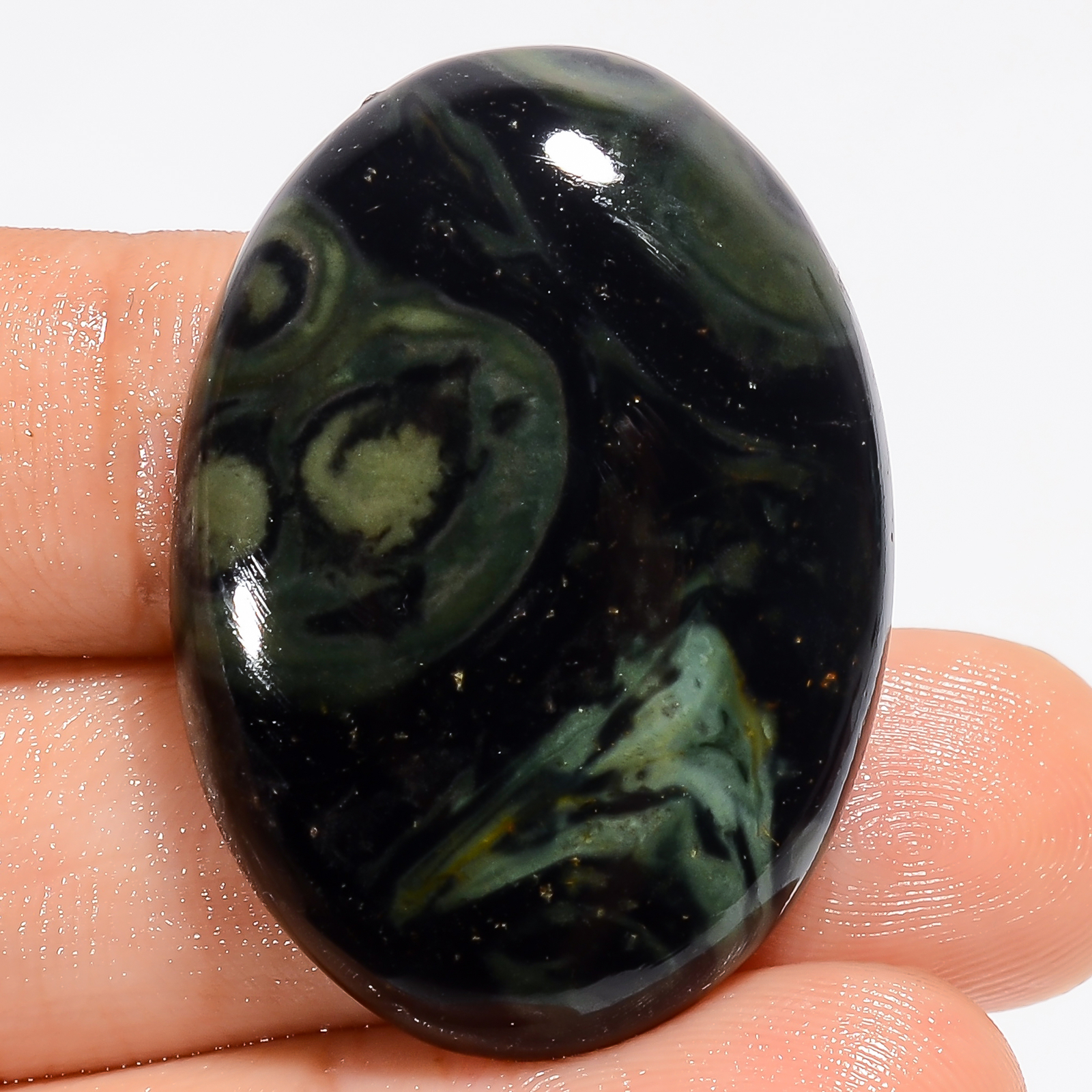 100% Natural Star Galaxy Jasper Oval Cabochon Gemstone 53.5 Ct 35X25X7mm EE48051
