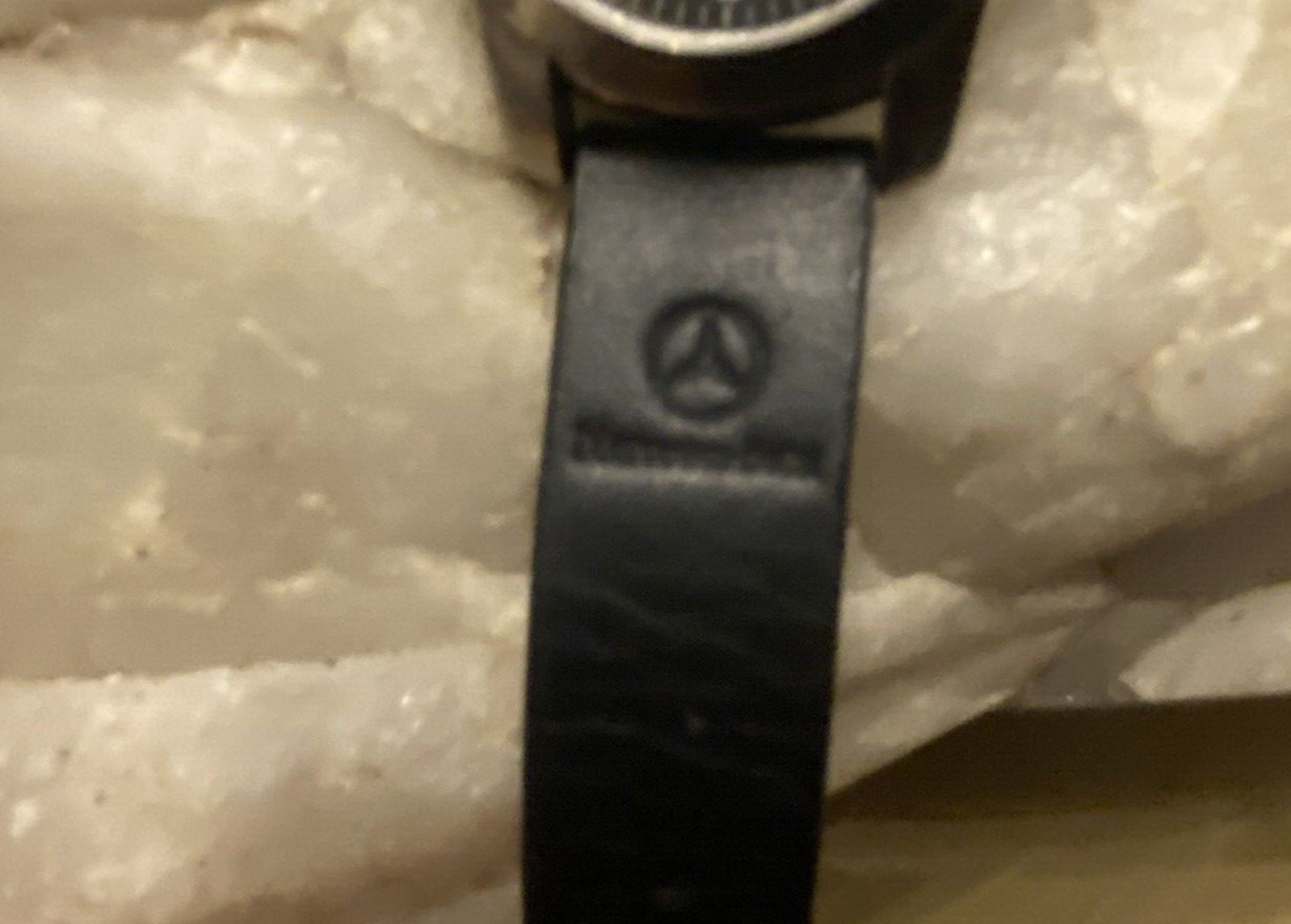 Women’s Classic Silver/Gray/Black Mercedes Benz-Water Resist-Quartz Watch.