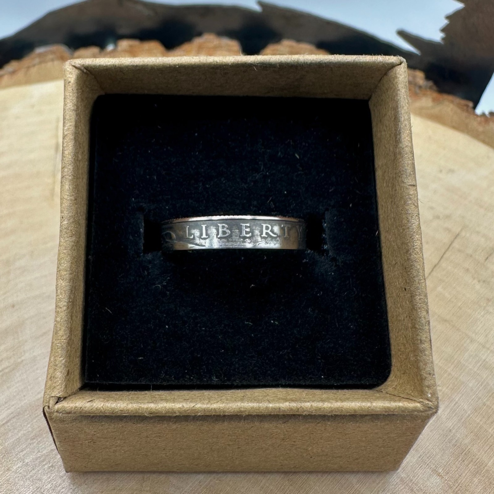 250th Anniversary U.S. 2026 “Emerging Liberty” Dime Coin Ring Band NEW