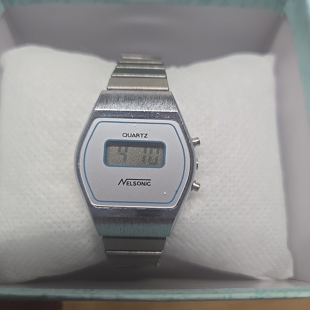 Nelsonic Digital Watch Vintage Stopwatch And Regular Watch Function