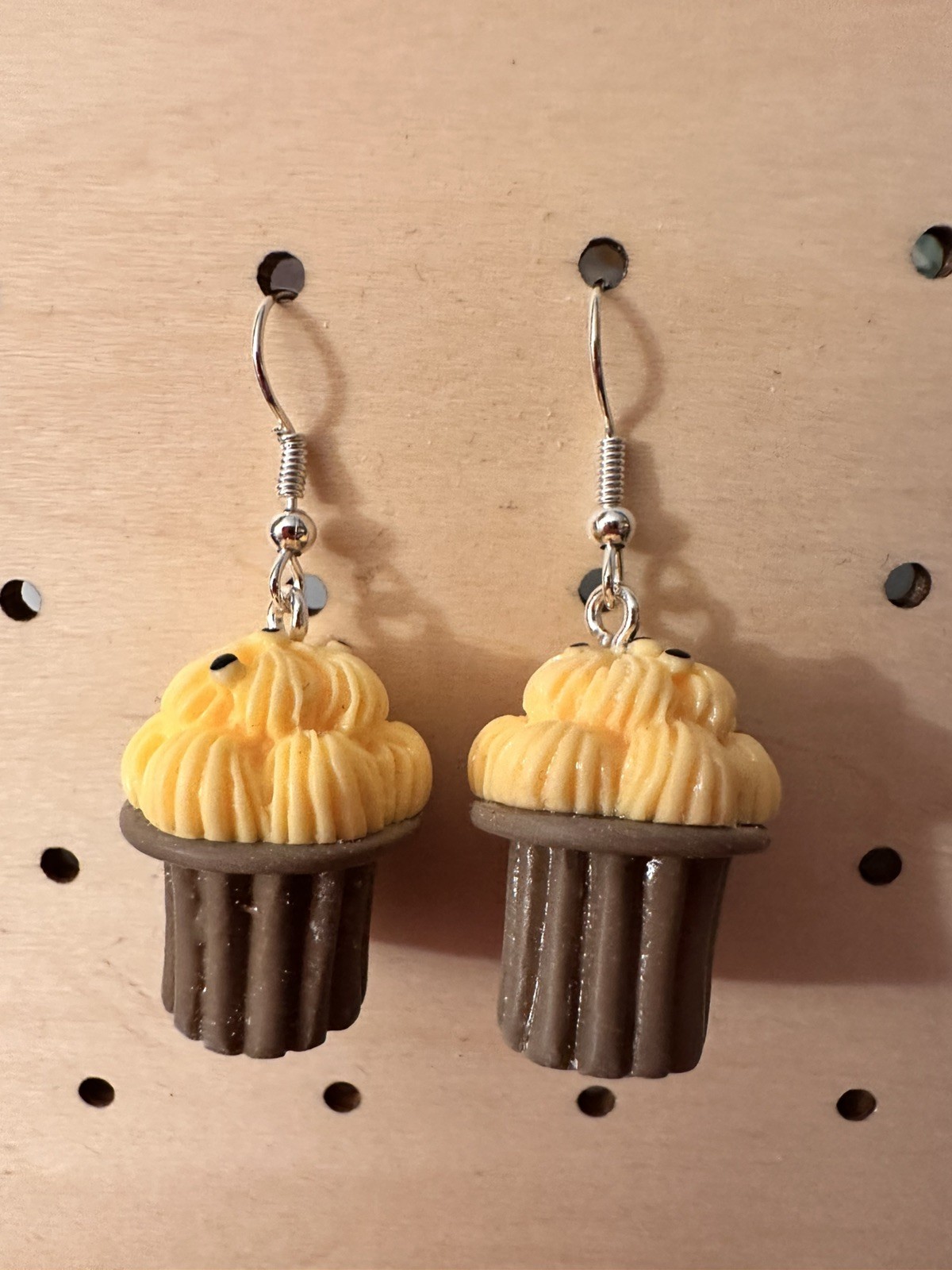 Cute Cupcake Earrings | Dessert Dangle Earrings | Kawaii Food Jewelry