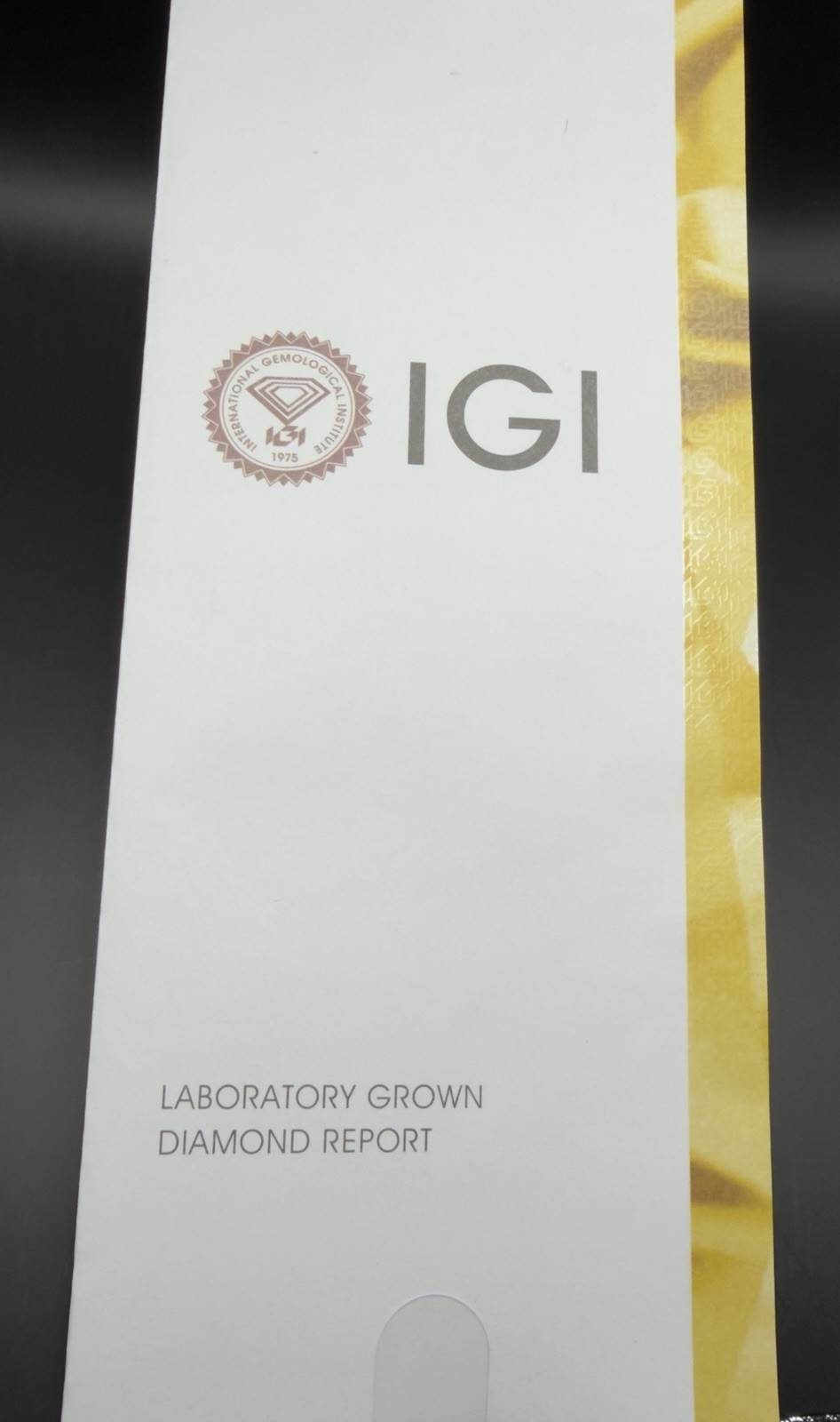 2.51 Ct IGI Certified Lab Grown Diamond F VVS2 Round Brilliant Excellent