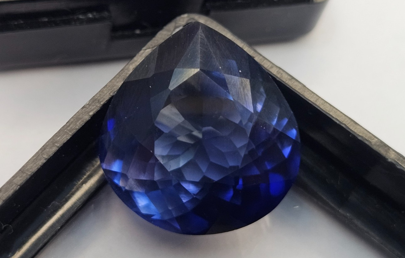 Tanzanite Pear Cut Blue Natural 31-32 Ct Pair Gemstone For Earring Making FR-581