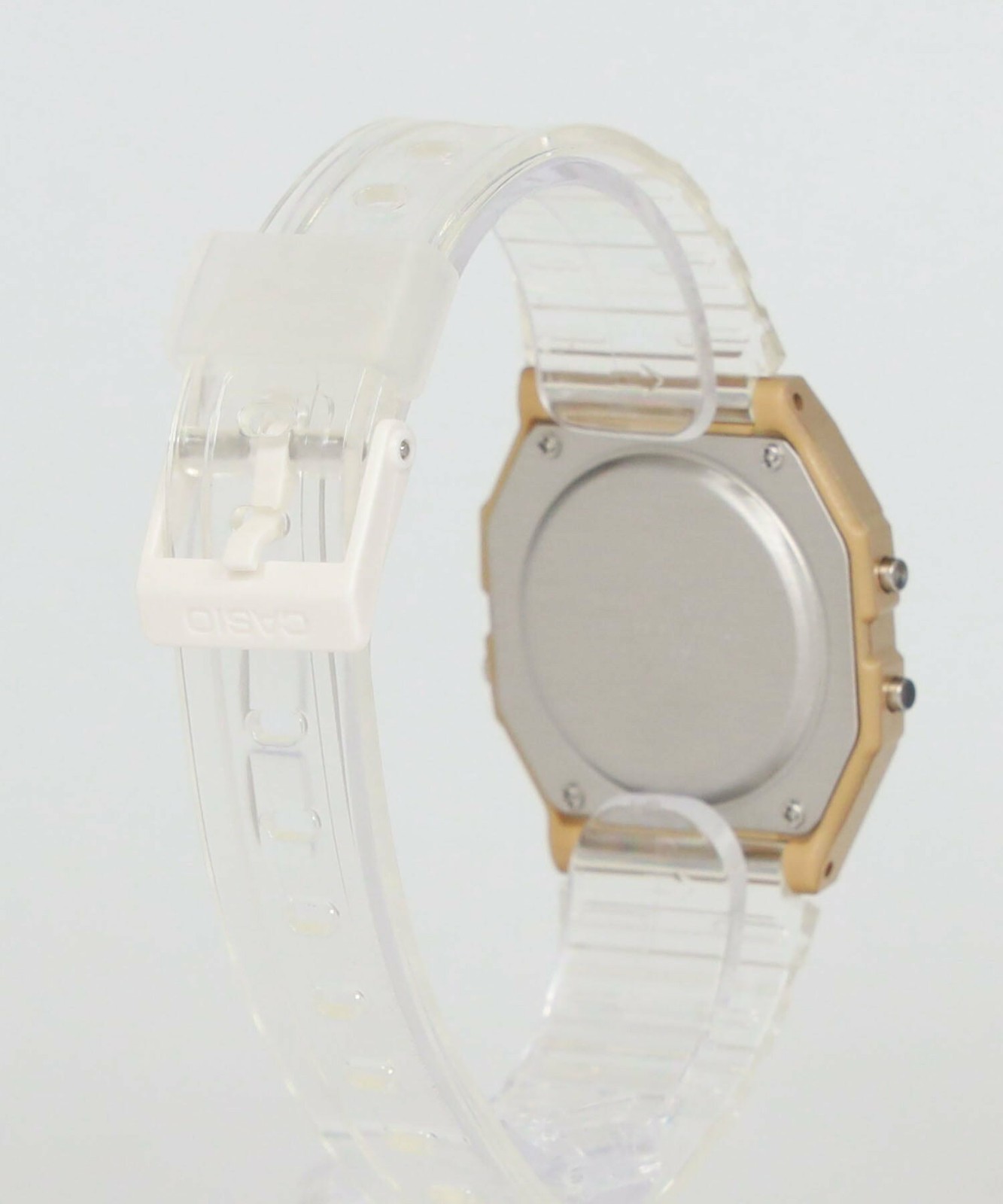 Casio F-91WS-7A2JF Transparent Digital Watch Gold Accent JDM NEW Japan