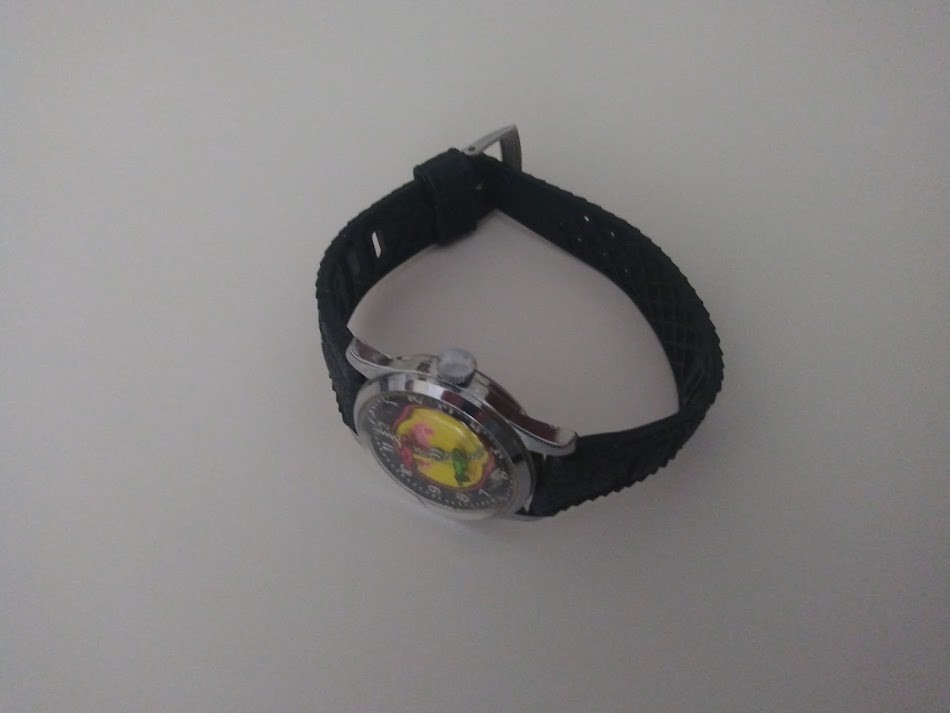 Vintage 1970’s Mattel Hot Wheels Redline Swiss Made Watch / DOES NOT WORK