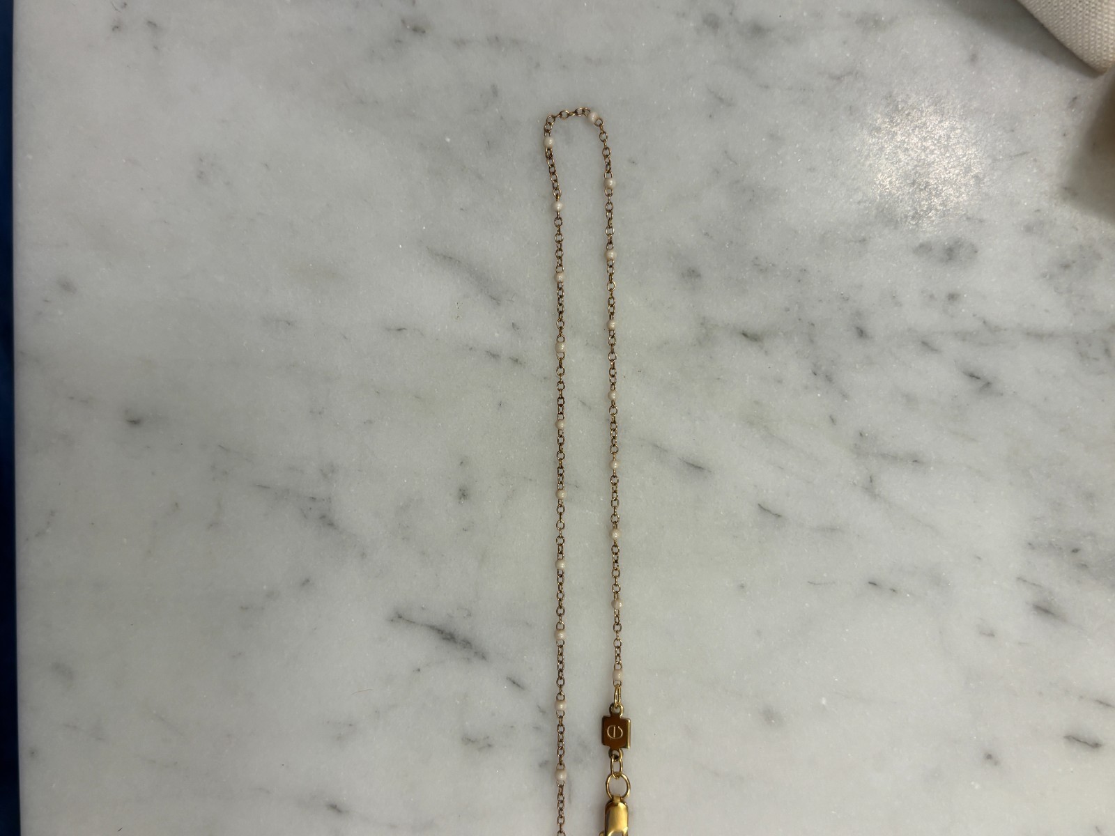 Enewton choker simplicity chain gold – pearl 2mm (15in length)