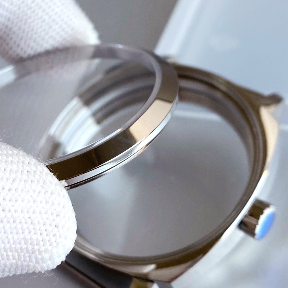 Stainless Steel 42mm Sapphire Glass Watch Case For ETA6497 6498 Sea-gull ST3600