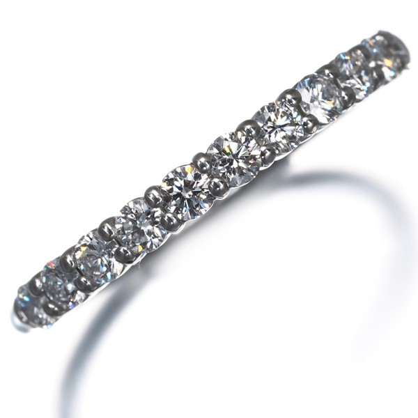 Auth VENDOME Ring Diamond 0.44ct US6-6.25 950 Platinum