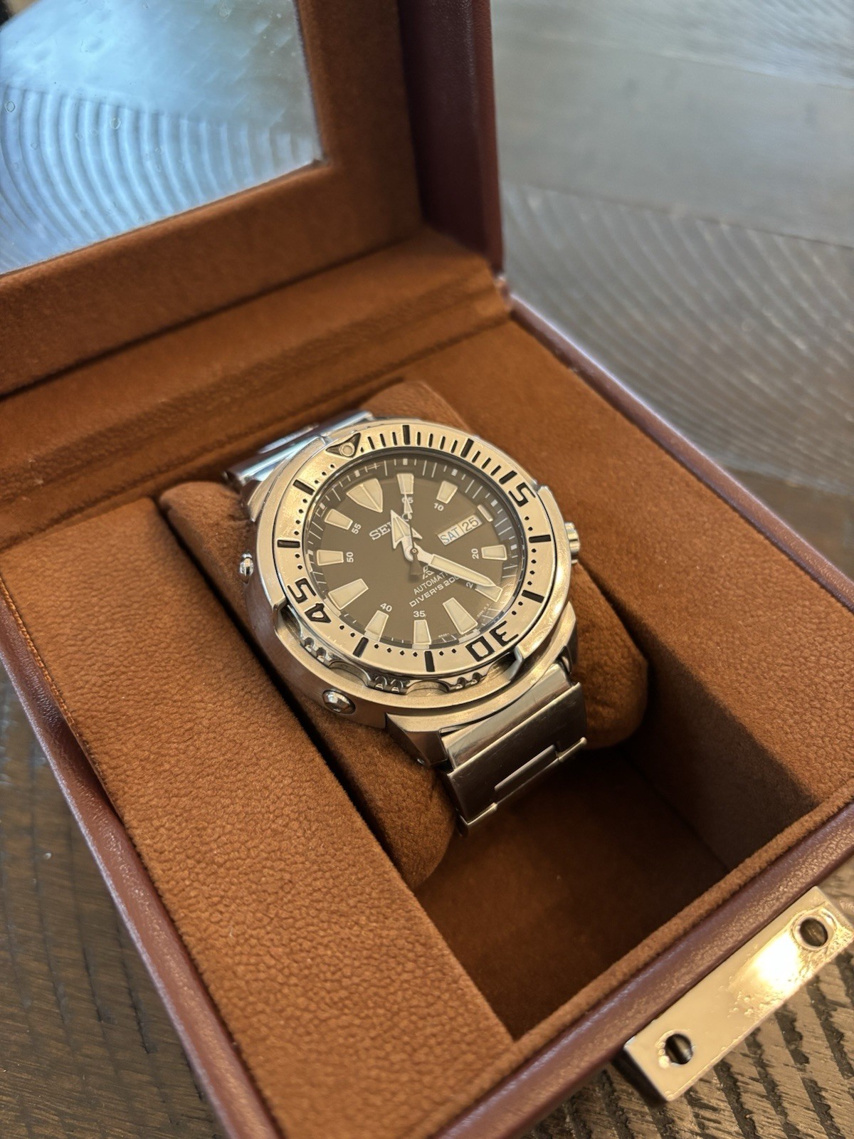 Seiko International Prospex Automatic 4R36 Baby Tuna SRP637K1