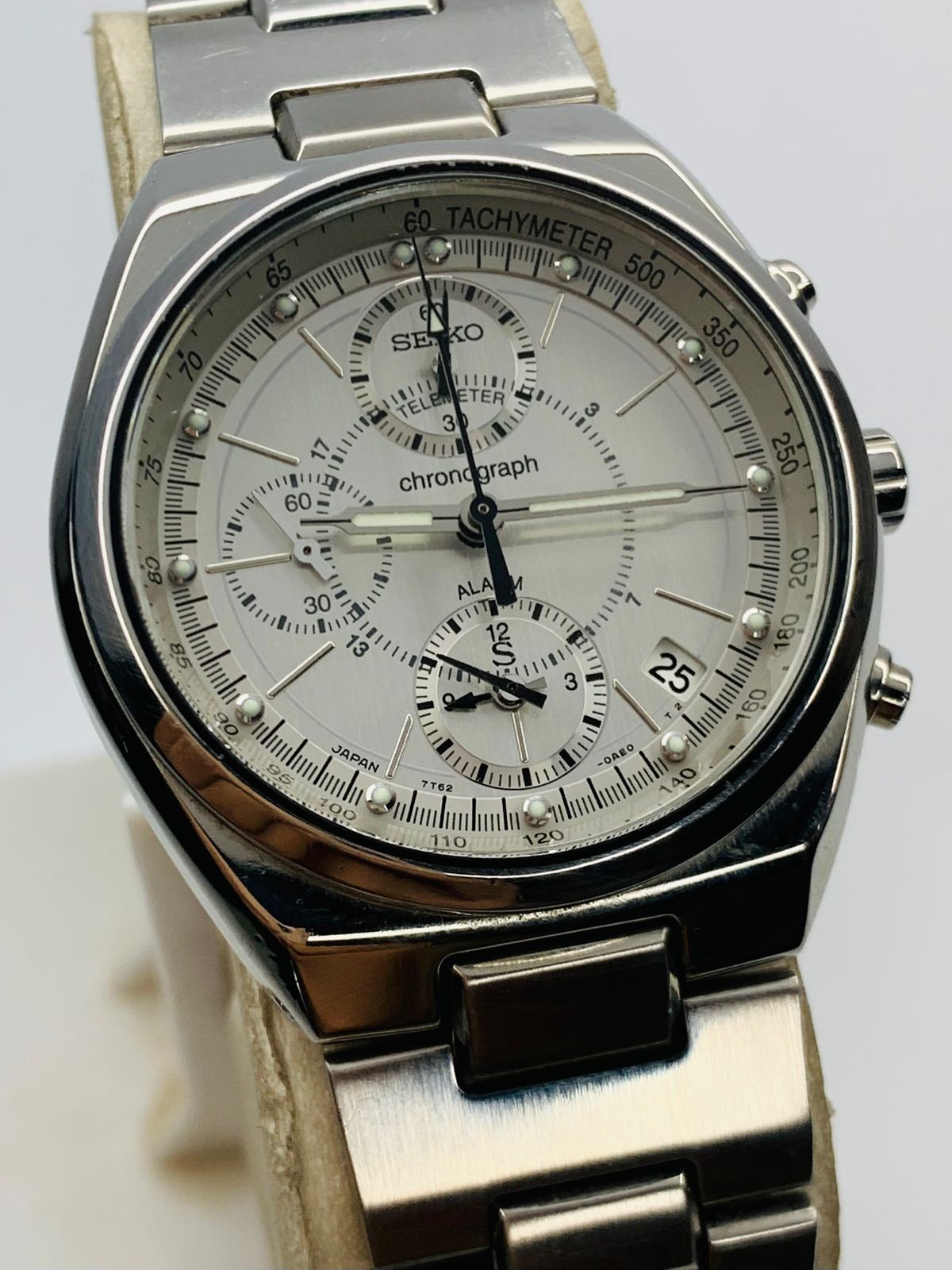 Vintage Seiko SUS Chronograph 7T62-0AA0 Men’s Quartz Watch