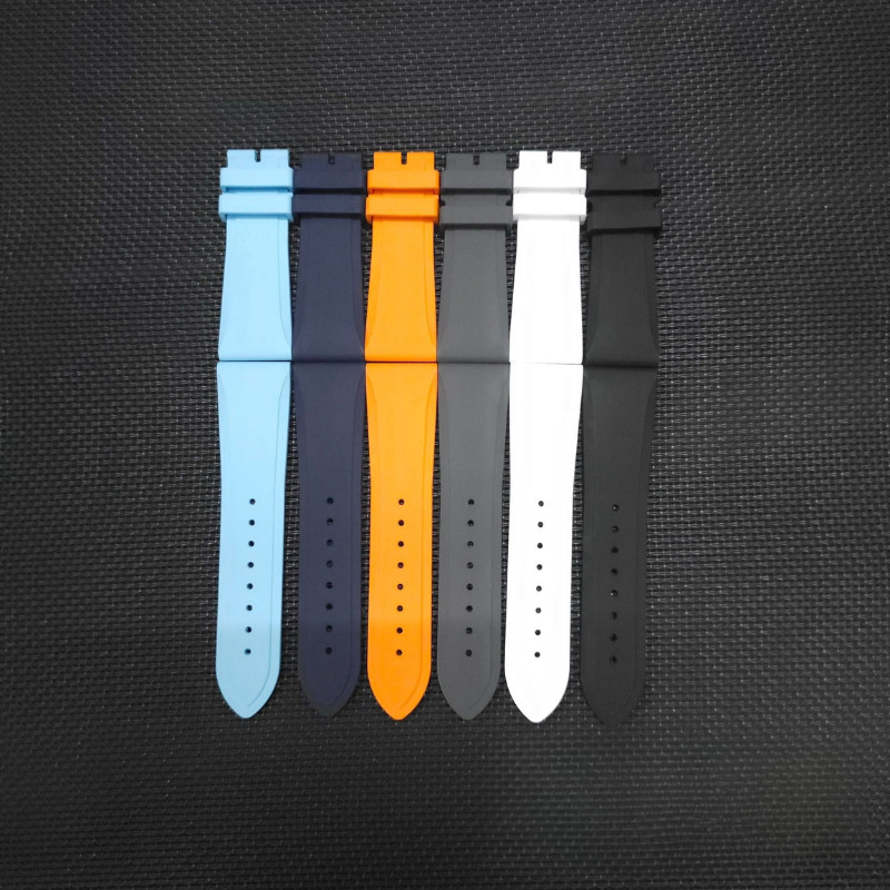 23/20mm Rubber Watch Strap Fits for Vacheron Constantin QUAI DE LILE 86050