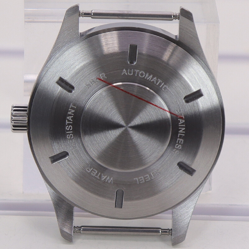 diver Brushed 40mm Seiko Aviator Watch Cases Stainless Steel For nh34 nh35 nh36