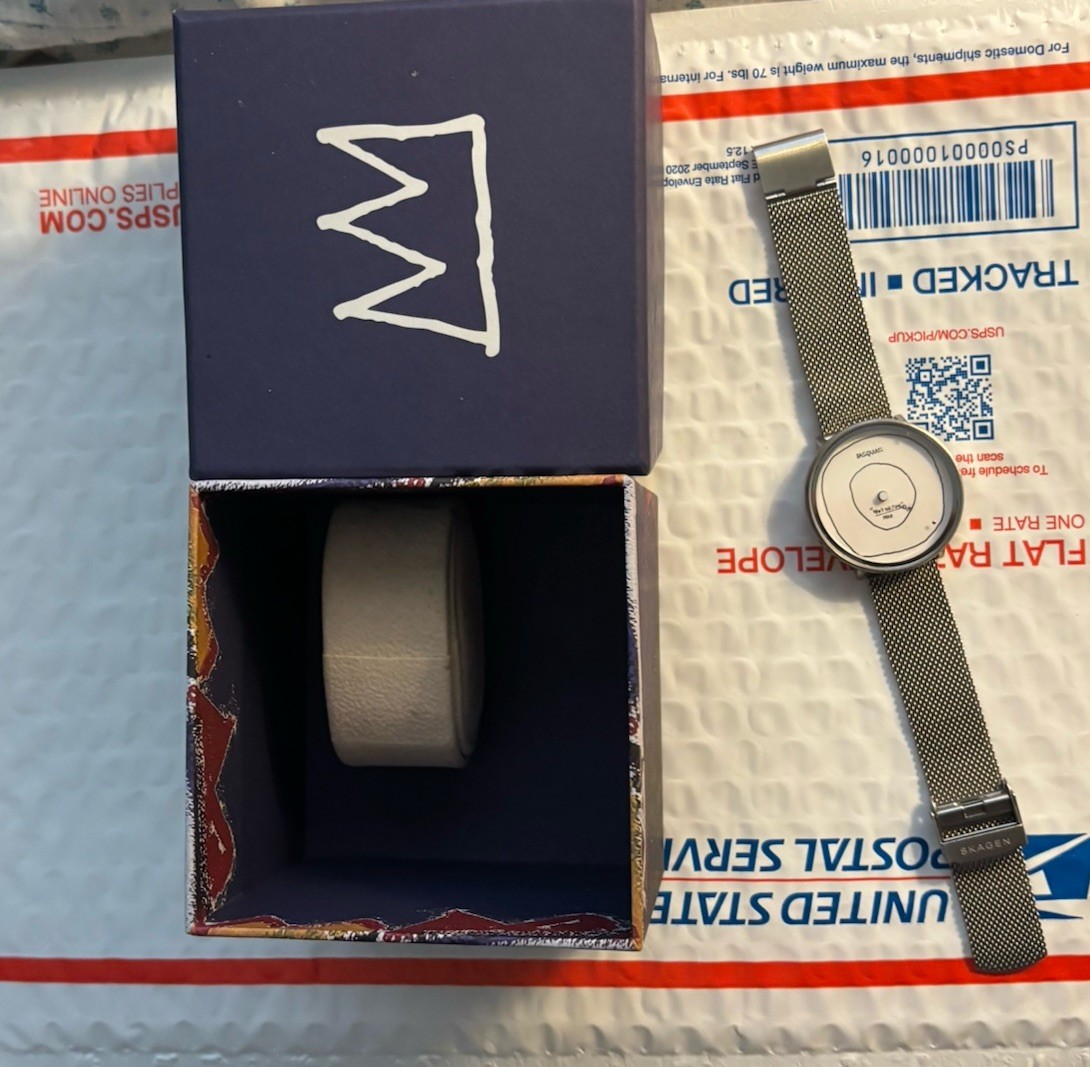 Skagen Gitte Jean-Michel Basquiat Special Edition watch
