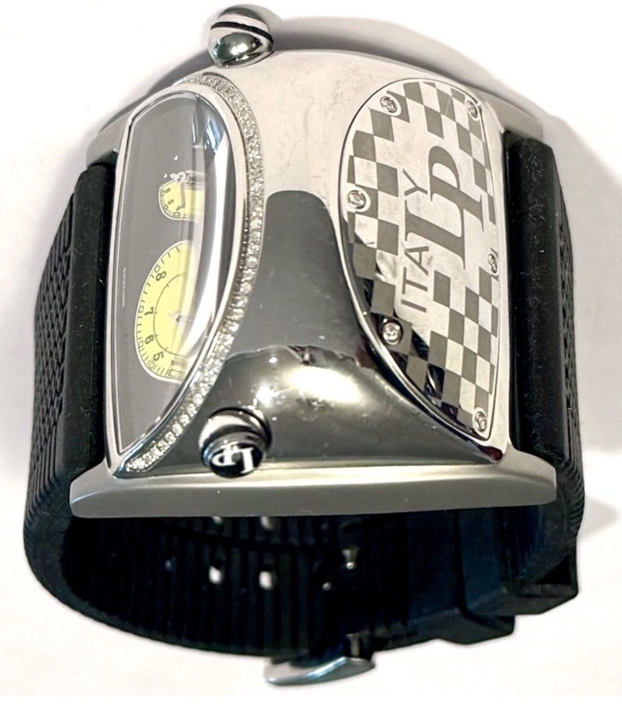48mm 0.25Ctw Diamond STRATOSPHERE by Lorenzo Pozzan Lucien Piccard-Italy Watch