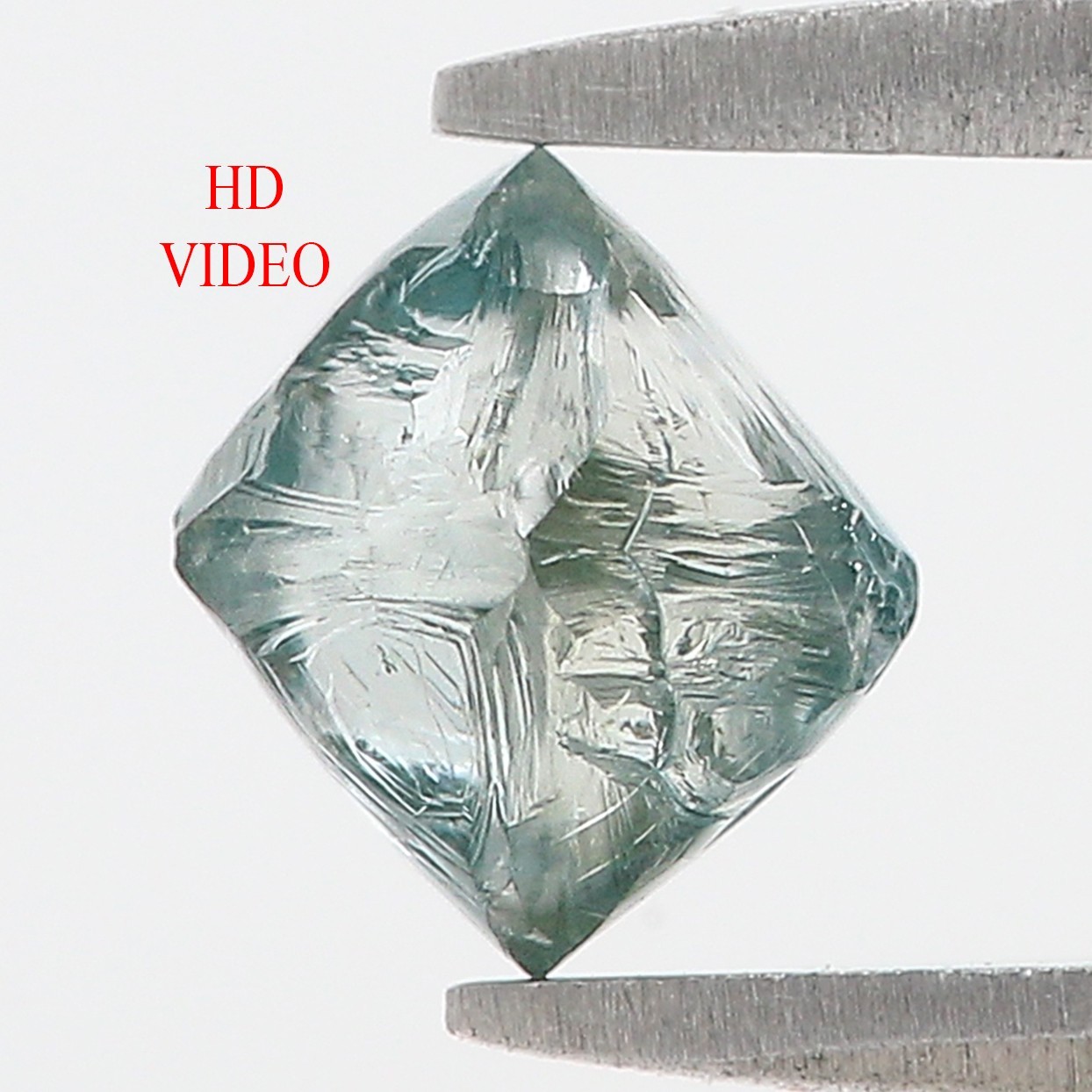 1.06 CT Natural Loose Rough Cut Diamond 6.40 MM Blue Color Rough Diamond N2624