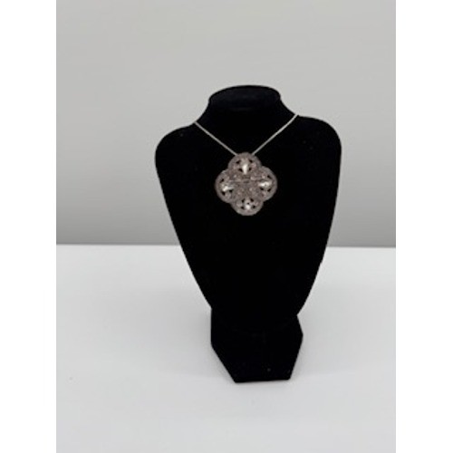 Silver Pendant for Necklace or Lapel Pin: Premier Designs: Chain Not Included