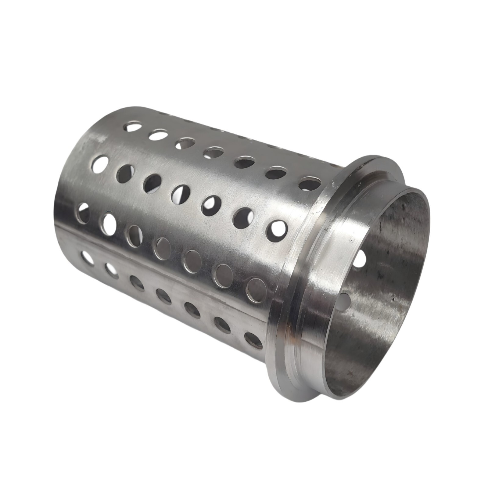 5″ x 11″ Perforated Flask with Flange Grade 304 Stainless Steel-Centrifugal Tool