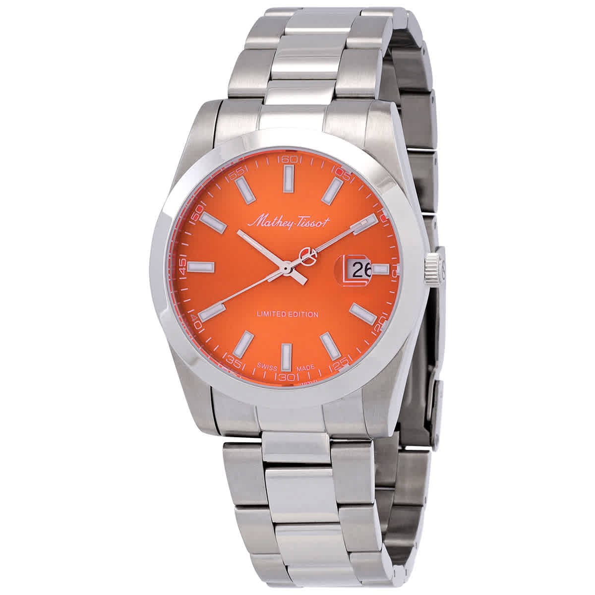Mathey-Tissot Mathy I Quartz Orange Dial Men’s Watch H451OR