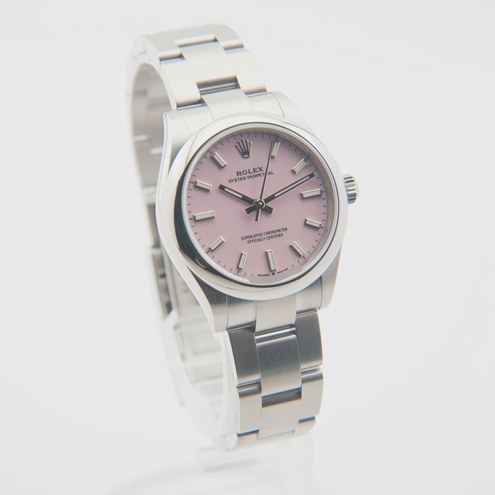ROLEX Oyster Perpetual 31 277200 Candy Pink Warranty 2021 Box/Paper