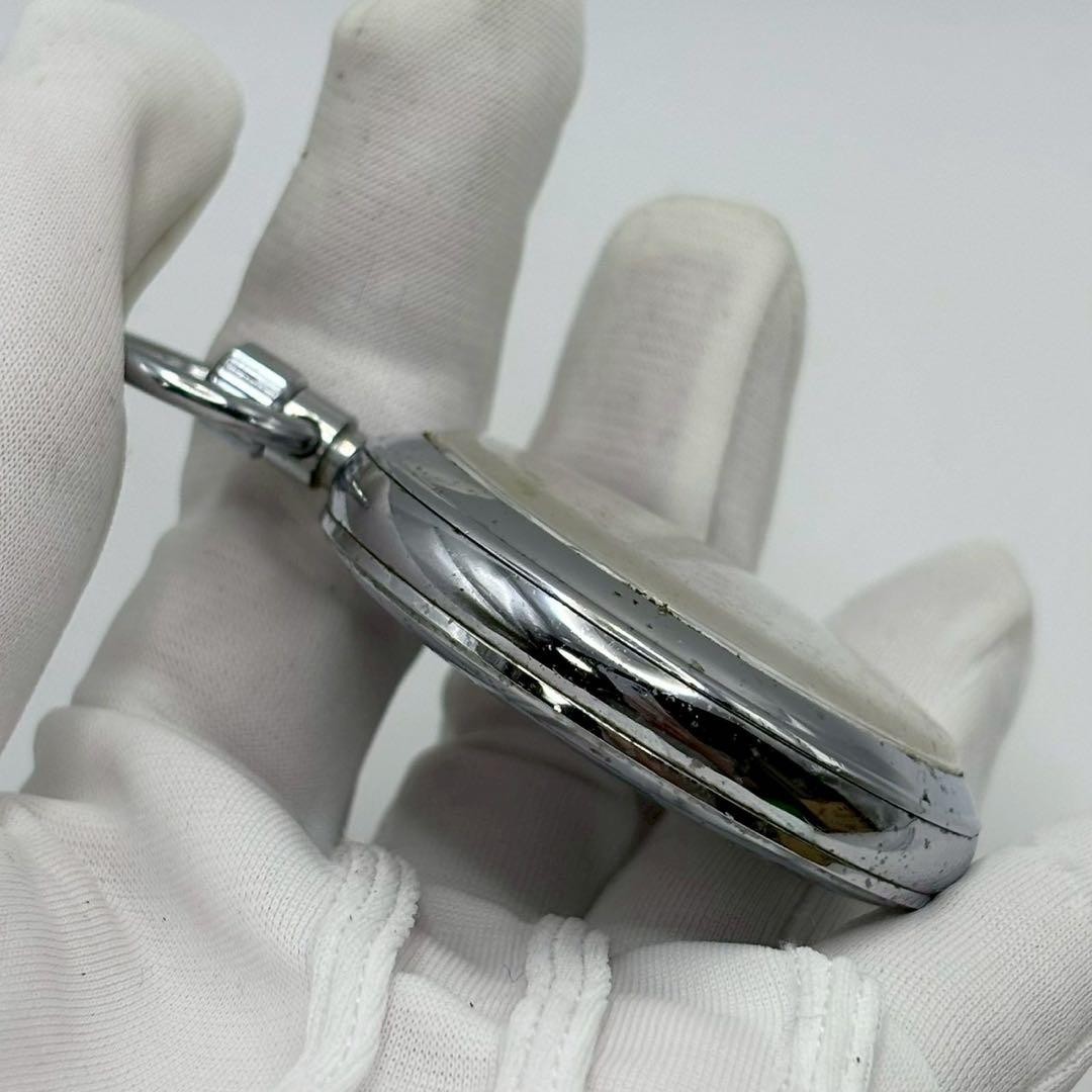 Working vintage Seiko 6310-0020 pocket watch, railway-themed, hand-wound.